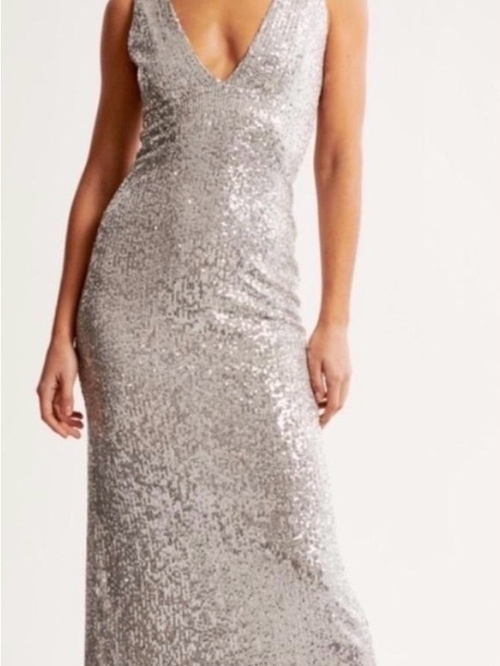 Abercrombie & Fitch Midi Sequin Gown